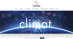 Desktop Screenshot of groupe-climater.com