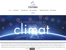 Tablet Screenshot of groupe-climater.com